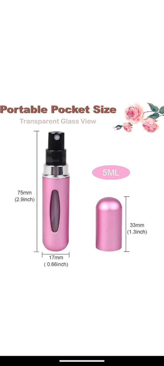 Refillable Perfume Travel Atomiser 5ml (buy1 get 1 free)